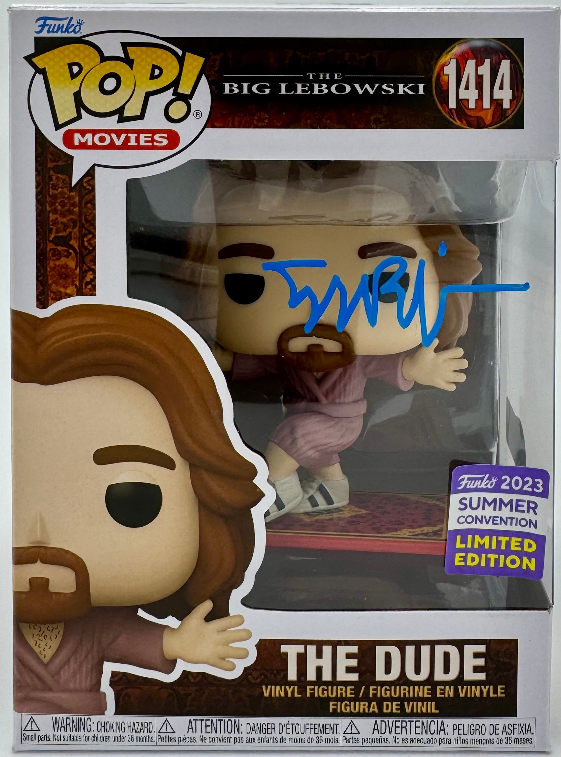 Jeff Bridges Signed Funko Pop #1414 "The Dude" Big Lebowski - Beckett COA